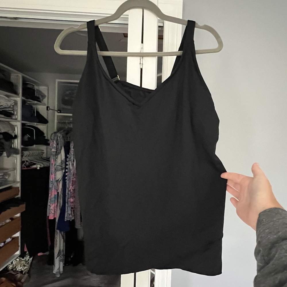 Lands End tankini top - size L DDD-cup